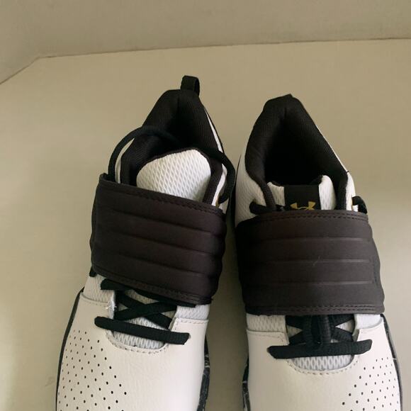 Under Armour GS Zone BB 2 Boy's Size 5Y Sneaker Shoes White/Black NIB Brand New - Picture 10 of 14